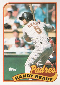 #551 Randy Ready - San Diego Padres - 1989 Topps Baseball