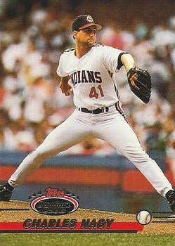 #551 Charles Nagy - Cleveland Indians - 1993 Stadium Club Baseball