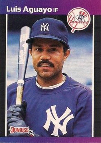 #551 Luis Aguayo - New York Yankees - 1989 Donruss Baseball