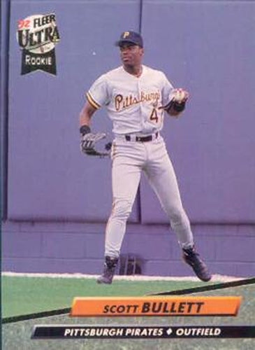 #551 Scott Bullett - Pittsburgh Pirates - 1992 Ultra Baseball