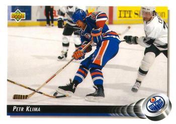 #551 Petr Klima - Edmonton Oilers - 1992-93 Upper Deck Hockey