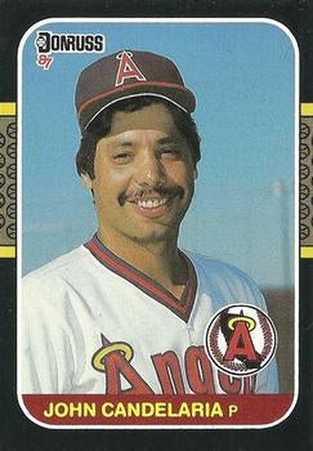 #551 John Candelaria - California Angels - 1987 Donruss Baseball