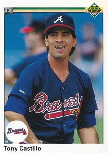 #551 Tony Castillo - Atlanta Braves - 1990 Upper Deck Baseball