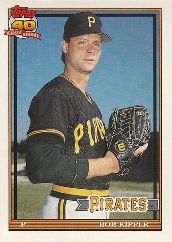 #551 Bob Kipper - Pittsburgh Pirates - 1991 O-Pee-Chee Baseball