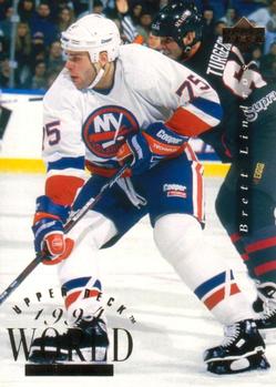 #551 Brett Lindros - New York Islanders - 1994-95 Upper Deck Hockey