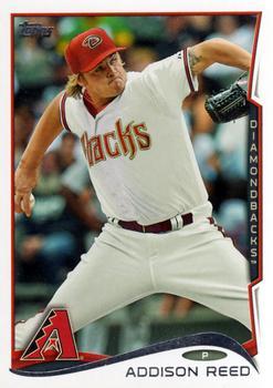 #551 Addison Reed - Arizona Diamondbacks - 2014 Topps Baseball