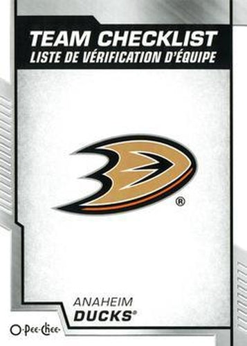 #551 Anaheim Ducks - Anaheim Ducks - 2020-21 O-Pee-Chee Hockey