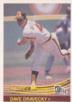 #551 Dave Dravecky - San Diego Padres - 1984 Donruss Baseball