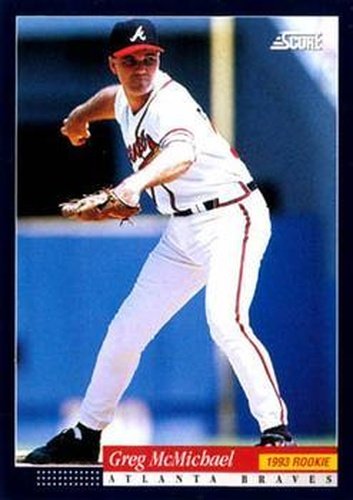 #551 Greg McMichael - Atlanta Braves -1994 Score Baseball