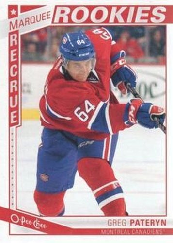 #551 Greg Pateryn - Montreal Canadiens - 2013-14 O-Pee-Chee Hockey