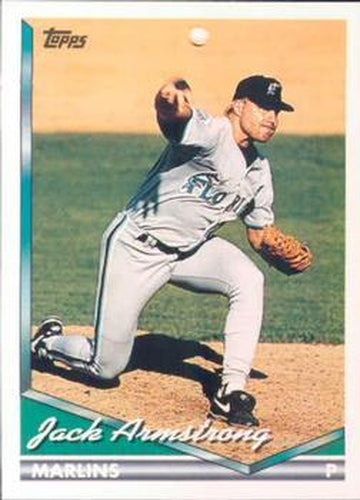#551 Jack Armstrong - Florida Marlins - 1994 Topps Baseball