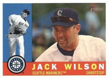 #551 Jack Wilson - Seattle Mariners - 2009 Topps Heritage Baseball