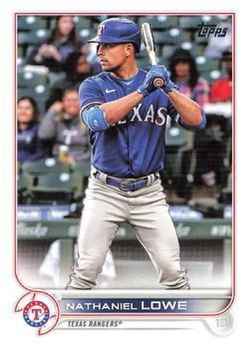 #551 Nathaniel Lowe - Texas Rangers - 2022 Topps Baseball