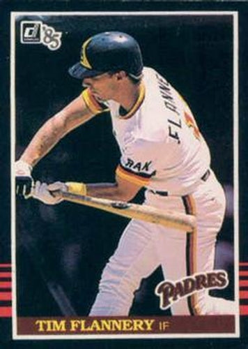 #551 Tim Flannery - San Diego Padres - 1985 Donruss Baseball