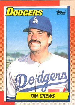 #551 Tim Crews - Los Angeles Dodgers - 1990 O-Pee-Chee Baseball