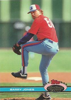 #551 Barry Jones - Montreal Expos - 1991 Stadium Club Baseball