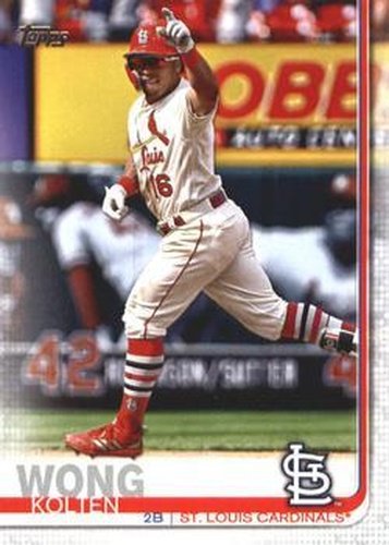 #551a Kolten Wong - St. Louis Cardinals - 2019 Topps Baseball