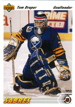 #552 Tom Draper - Buffalo Sabres - 1991-92 Upper Deck Hockey