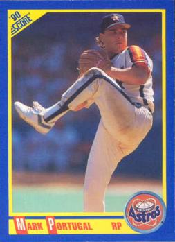 #552 Mark Portugal - Houston Astros - 1990 Score Baseball