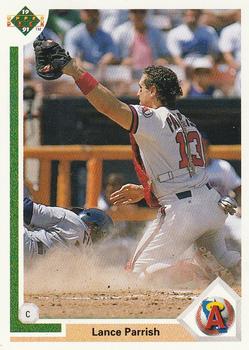 #552 Lance Parrish - California Angels - 1991 Upper Deck Baseball