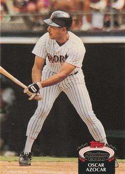 #552 Oscar Azocar - San Diego Padres - 1992 Stadium Club Baseball