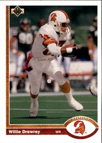 #552 Willie Drewrey - Tampa Bay Buccaneers - 1991 Upper Deck Football