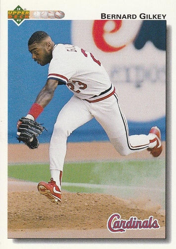 #552 Bernard Gilkey - St. Louis Cardinals - 1992 Upper Deck Baseball
