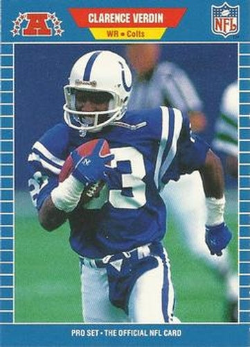 #552 Clarence Verdin - Indianapolis Colts - 1989 Pro Set Football