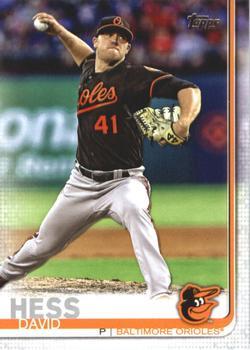 #552 David Hess - Baltimore Orioles - 2019 Topps Baseball