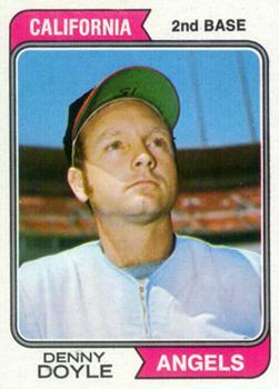 #552 Denny Doyle - California Angels - 1974 Topps Baseball