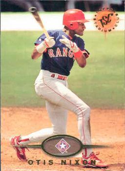 #552 Otis Nixon - Texas Rangers - 1995 Stadium Club Baseball