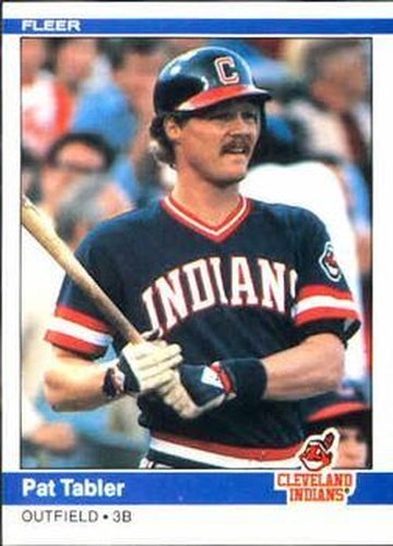 #552 Pat Tabler - Cleveland Indians - 1984 Fleer Baseball