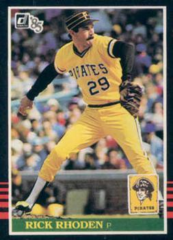 #552 Rick Rhoden - Pittsburgh Pirates - 1985 Donruss Baseball