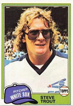 #552 Steve Trout - Chicago White Sox - 1981 Topps Baseball