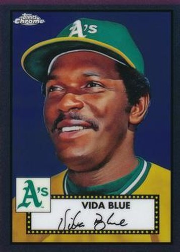 #552 Vida Blue - Oakland Athletics - 2021 Topps Chrome Platinum Anniversary Baseball