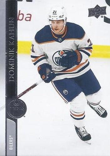 #552 Dominik Kahun - Edmonton Oilers - 2020-21 Upper Deck Hockey