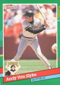 #552 Andy Van Slyke - Pittsburgh Pirates - 1991 Donruss Baseball