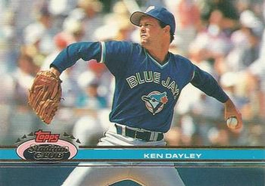 #552 Ken Dayley - Toronto Blue Jays - 1991 Stadium Club Baseball