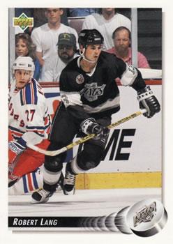 #552 Robert Lang - Los Angeles Kings - 1992-93 Upper Deck Hockey