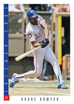 #552 Andre Dawson - Chicago Cubs - 1993 Score Baseball