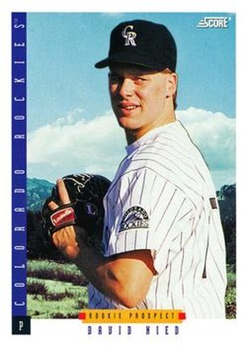 #553 David Nied - Colorado Rockies - 1993 Score Baseball