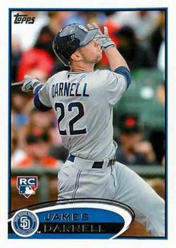 #553 James Darnell - San Diego Padres - 2012 Topps Baseball