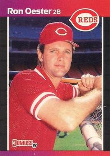 #553 Ron Oester - Cincinnati Reds - 1989 Donruss Baseball