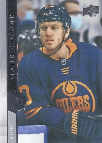 #553 Slater Koekkoek - Edmonton Oilers - 2020-21 Upper Deck Hockey