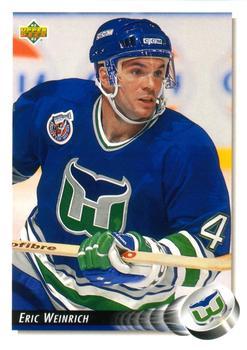 #553 Eric Weinrich - Hartford Whalers - 1992-93 Upper Deck Hockey