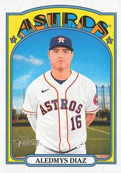 #553 Aledmys Diaz - Houston Astros - 2021 Topps Heritage Baseball