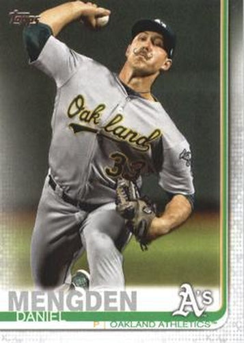 #553 Daniel Mengden - Oakland Athletics - 2019 Topps Baseball