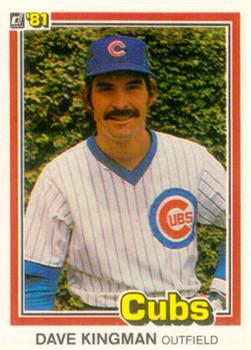 #553 Dave Kingman - Chicago Cubs - 1981 Donruss Baseball