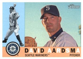 #553 David Aardsma - Seattle Mariners - 2009 Topps Heritage Baseball