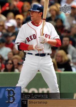 #553 Jed Lowrie - Boston Red Sox - 2009 Upper Deck Baseball
